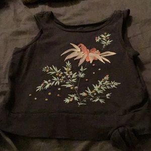 Xs sleeveless tie front shirt